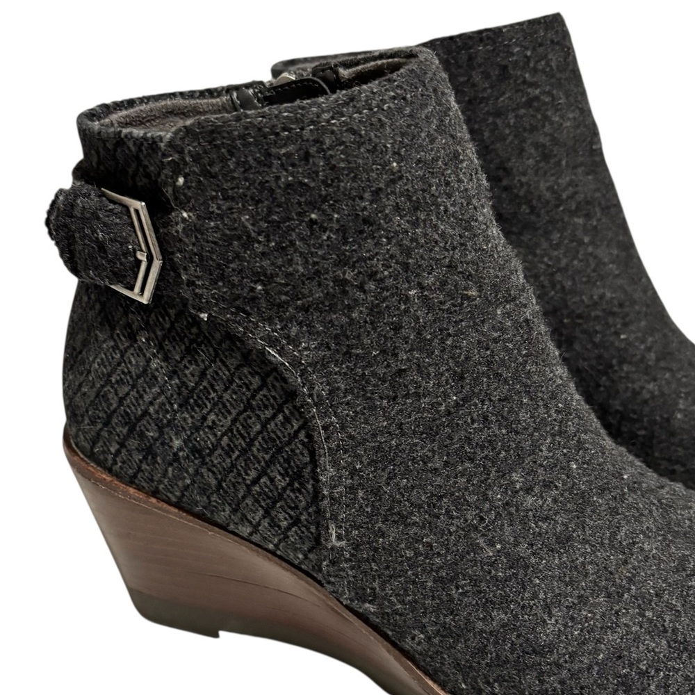 Dr. Scholls- “Noelle” Gray Felt Wedge Ankle Boots – Size‎ 7 - 2.5” Wedge Heel S4 - Picture 5 of 12